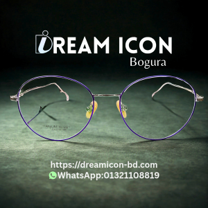 Premium Korean Metal Eyeglass Frame – Lightweight & Stylish Design