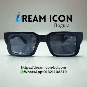 Black Wafer Style Sunglasses – Bold, Durable & UV Shield