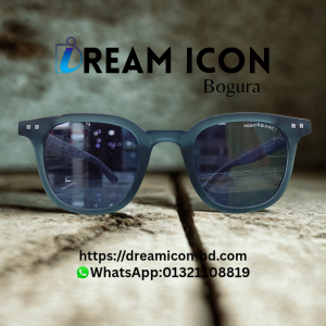 Mont Blanc Stylish Men’s Sunglasses with Wooden Arms – Classic Luxury Look